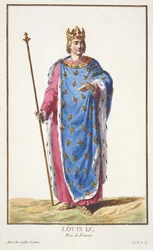 Luis IX (1214-70) Rey de Francia, de 